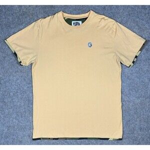 Billionaire Boys Club Ringer Astronaut T Shirt Men’s L Peach Embroidered Crew